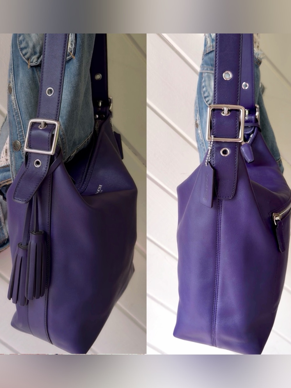 NWT VINTAGE COACH LEGACY PURPLE DUFFLE BAG
19889 - Picture 4 of 12